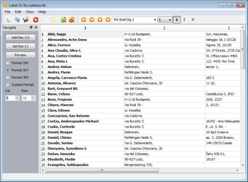 Label Software screenshot