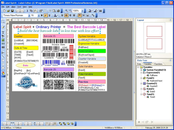 Label Spirit Professional 3-User screenshot