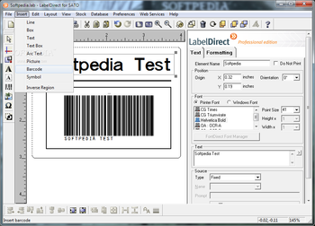 LabelDirect for SATO screenshot 4