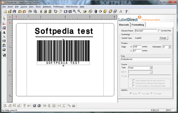 LabelDirect for Toshiba screenshot