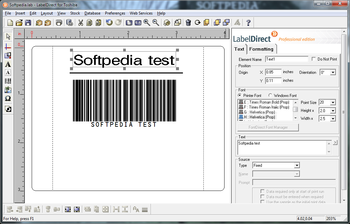 LabelDirect for Toshiba screenshot 2