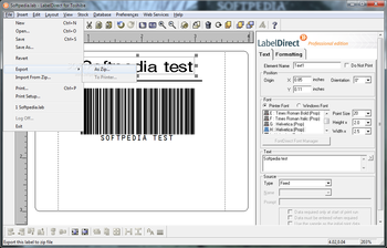 LabelDirect for Toshiba screenshot 3