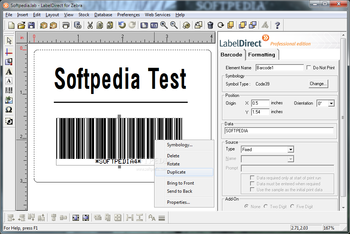 LabelDirect for Zebra screenshot 2