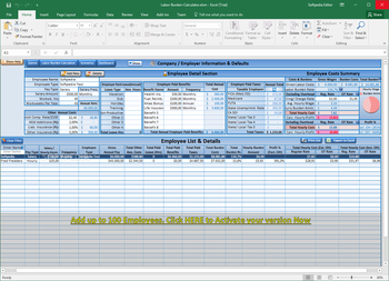 Labor Burden Calculator screenshot 2