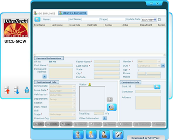 Labour Management System screenshot