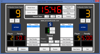 Lacrosse Scoreboard Pro screenshot