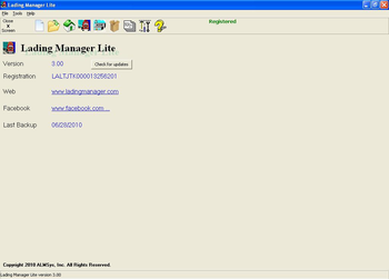 Lading Manager Lite screenshot