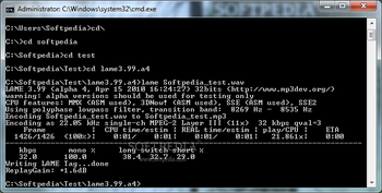 LAME MP3 Encoder screenshot