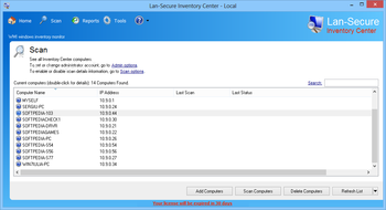 Lan-Secure Inventory Center Enterprise screenshot
