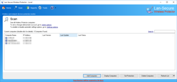 Lan-Secure Wireless Protector Workgroup screenshot