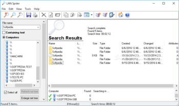 LAN Spider screenshot