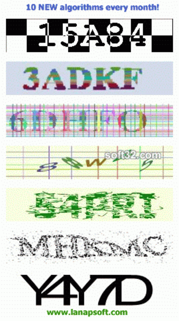 Lanapsoft BotDetect ASP CAPTCHA screenshot 2