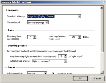 Language Echolot screenshot 3