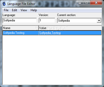 Language File Editor screenshot