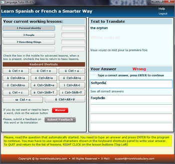 Language Tutor FR+EN screenshot 4