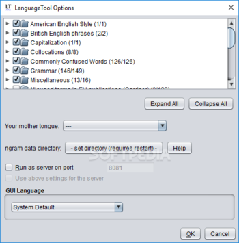 LanguageTool screenshot 4