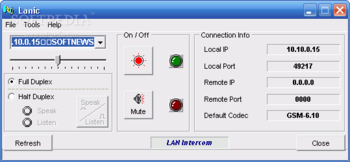 Lanic screenshot