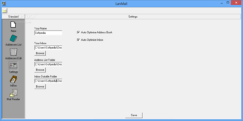 LanMail screenshot 2