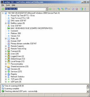 LanSpy screenshot