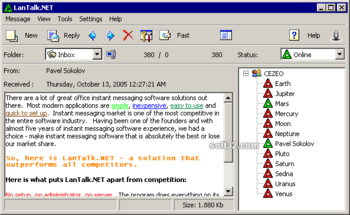 LanTalk NET screenshot 2