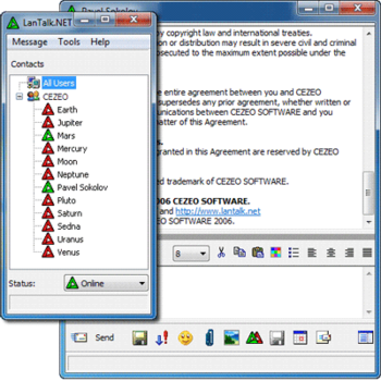 LanTalk NET screenshot