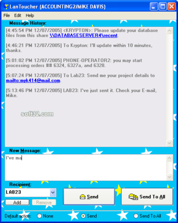 LanToucher Network Chat screenshot 3
