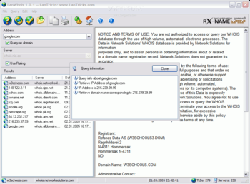 LanWhoIs screenshot