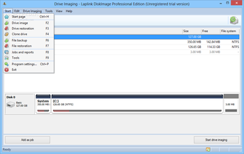 Laplink DiskImage Professional screenshot 3