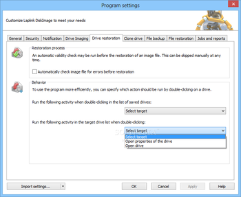 Laplink DiskImage Professional screenshot 9