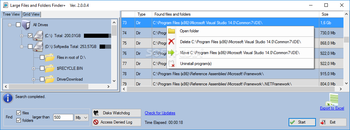 Large Files And Folders Finder+ screenshot 2