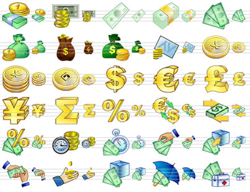 Large Money Icons screenshot
