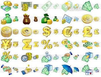Large Money Icons screenshot 2