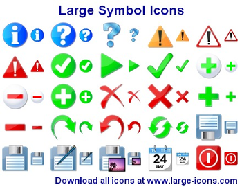 Large Symbol Icons screenshot