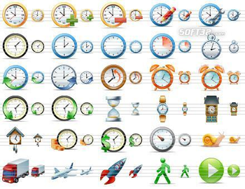 Large Time Icons screenshot 2