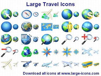 Large Travel Icons screenshot