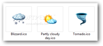 Large Weather Icons screenshot