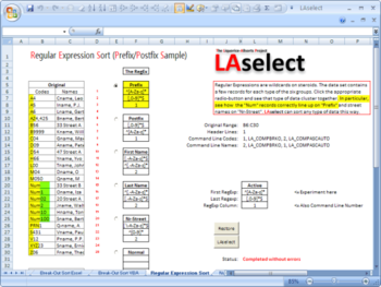 LAselect screenshot