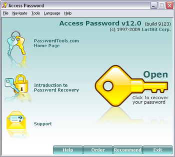 LastBit Access Password Recovery screenshot