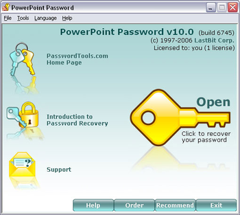 LastBit PowerPoint Password Recovery screenshot 3