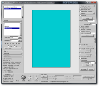 LAStools screenshot