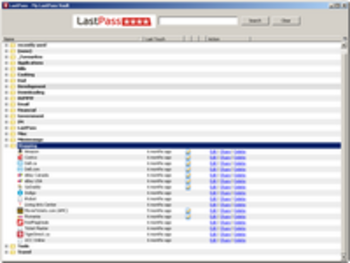 LastPass for Applications  screenshot