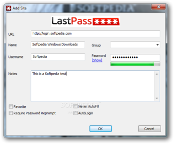 LastPass IE Anywhere screenshot 3