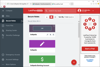 LastPass screenshot 9