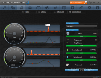 Latency Optimizer screenshot 2