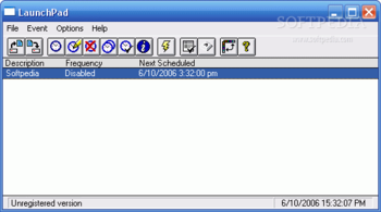 LaunchPad Event Scheduler screenshot