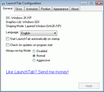 LaunchTab screenshot 2