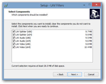 LAV Filters screenshot