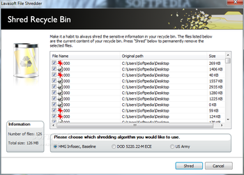 Lavasoft File Shredder 2009 screenshot 3
