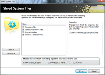 Lavasoft File Shredder 2009 screenshot 4