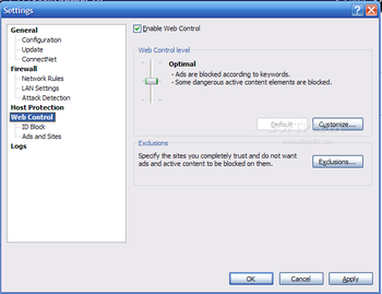 Lavasoft Personal Firewall screenshot 13